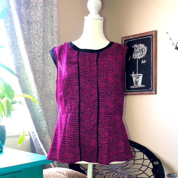 Halogen peplum top - Picture 1 of 7